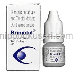 ブリモニジン酒石酸塩/ チモロール 点眼薬 (コンビガン ジェネリック)